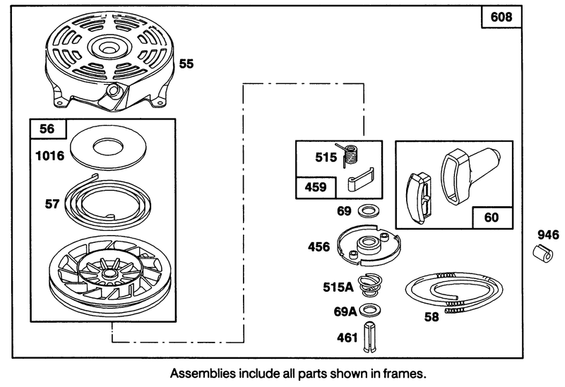 Engine Briggs and Stratton Model 122707 3187 01