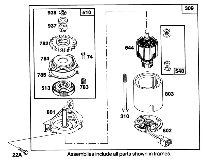 Engine Briggs and Stratton Model 122707 3187 01