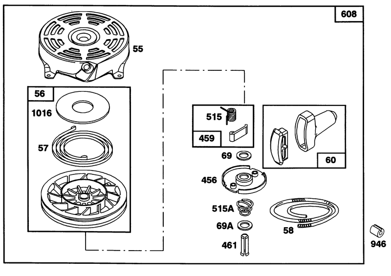 Engine Briggs and Stratton Model 122702 3171 01