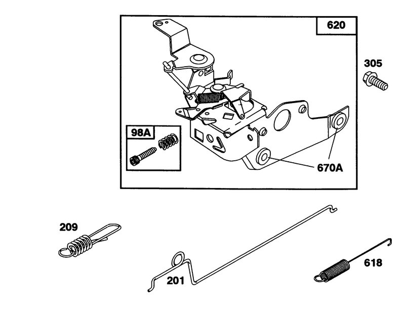 Engine Briggs and Stratton Model 122702 3171 01
