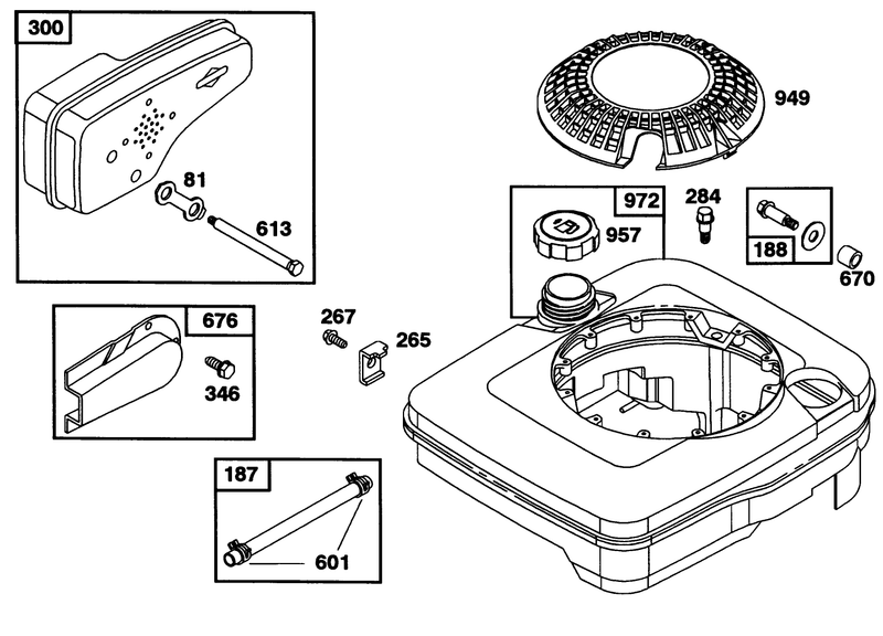 Engine Briggs and Stratton Model 122702 3171 01