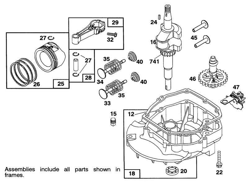 Engine Briggs and Stratton Model 122702 3171 01