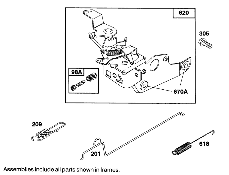 Engine Briggs and Stratton Model 122702 3171 01