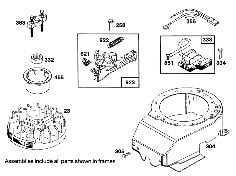 Engine Briggs and Stratton Model 122702 3171 01