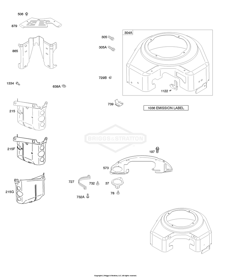 Blower Housing, Air Guides
