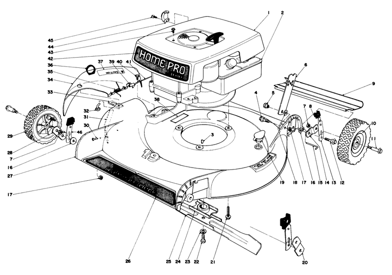 Housing And Engine Assembly