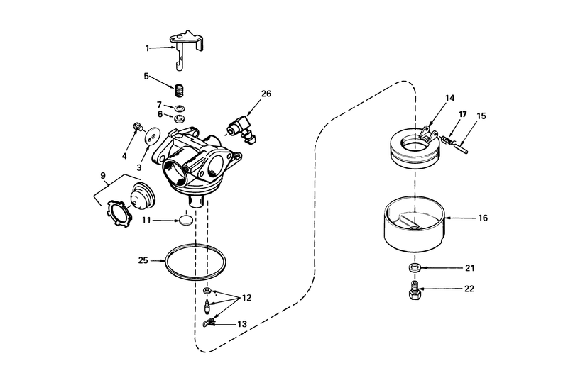 Carburetor No 632434