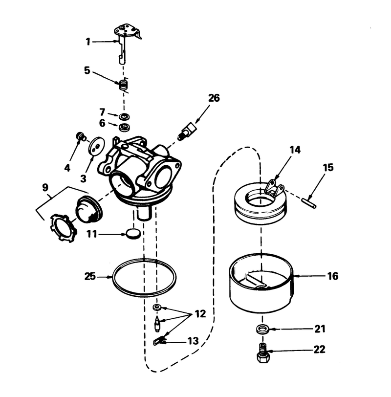 Carburetor No 632098