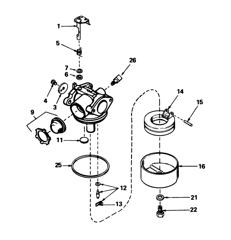 Carburetor No 632098