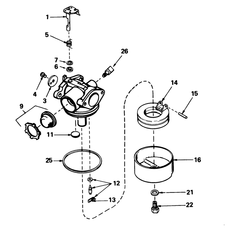Carburetor No 632098