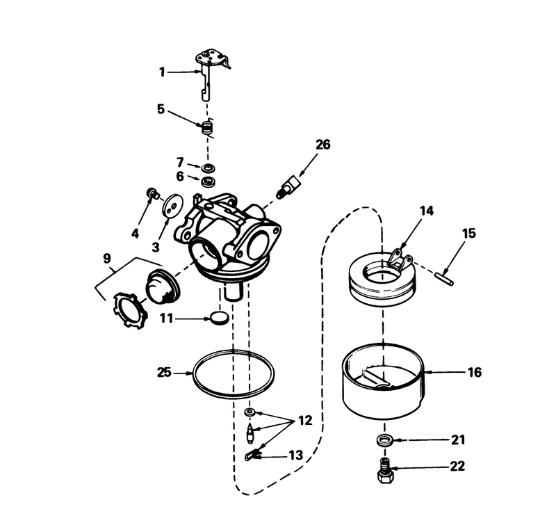 Carburetor No 632098