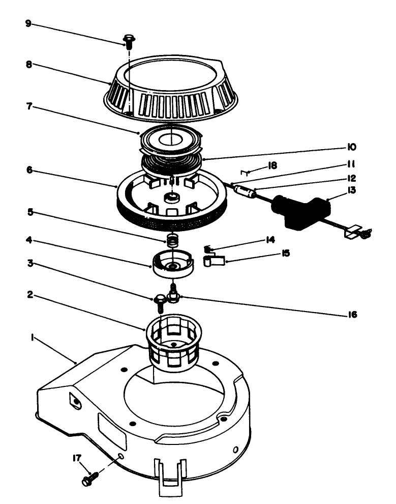 Recoil Assembly model No 47pl0 1