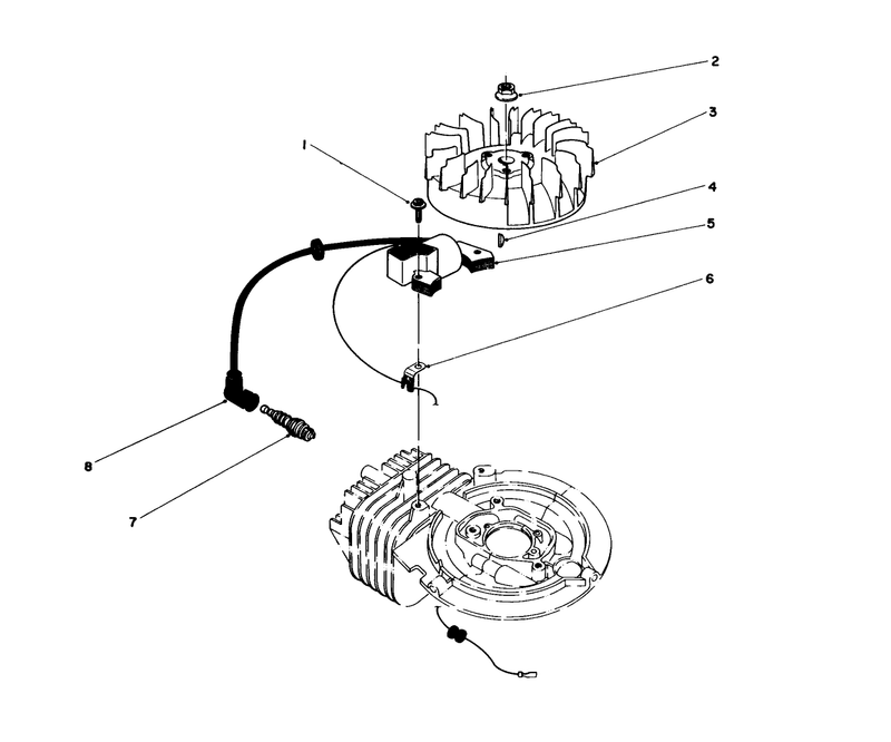 Flywheel and Magneto Assembly