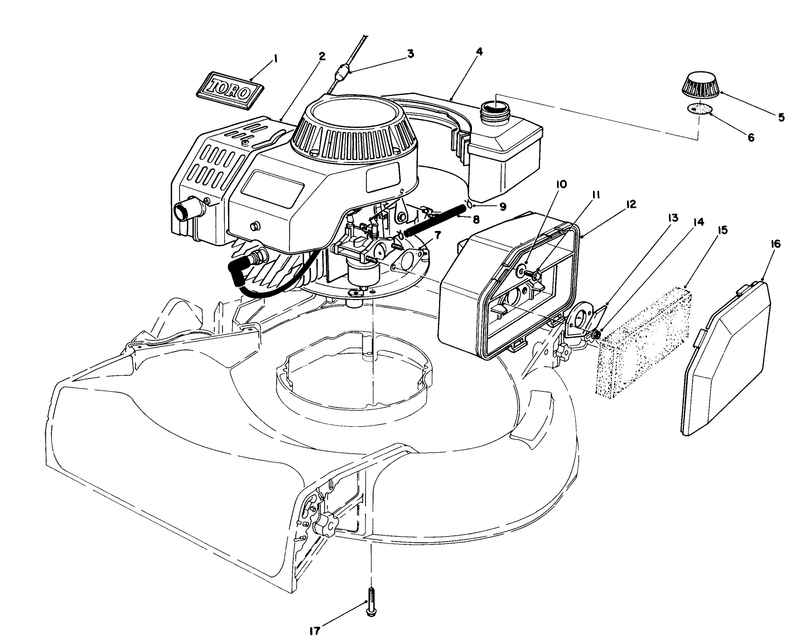 Engine Assembly used On Units With Serial No 6000101 6002073