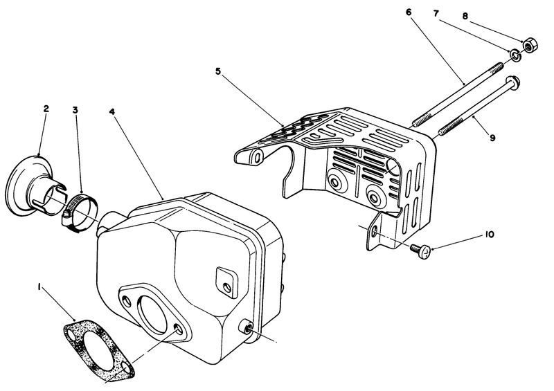 Muffler Assembly model No 47pf5 and 47pg6
