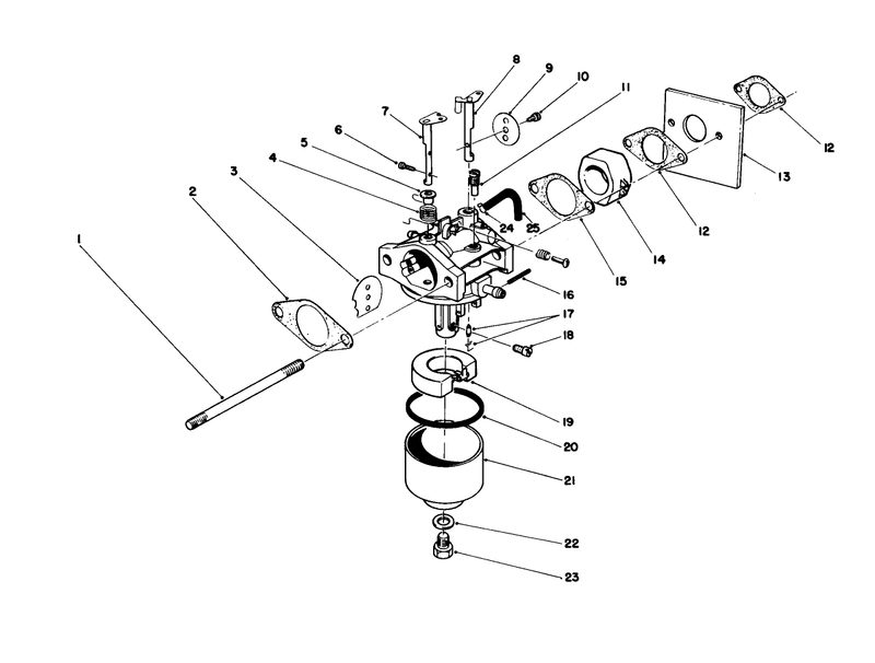Carburetor Assembly model No 47ph7