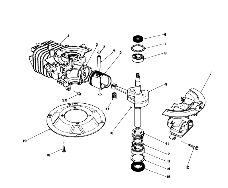 Crankshaft Assembly model No 47ph7