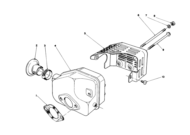 Muffler Assembly model No 47ph7