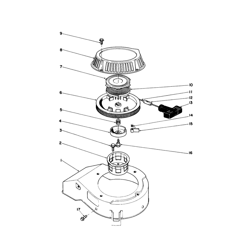 Recoil Assembly model No 47ph7
