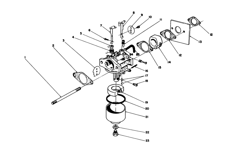 Carburetor Assembly model No 47ph7