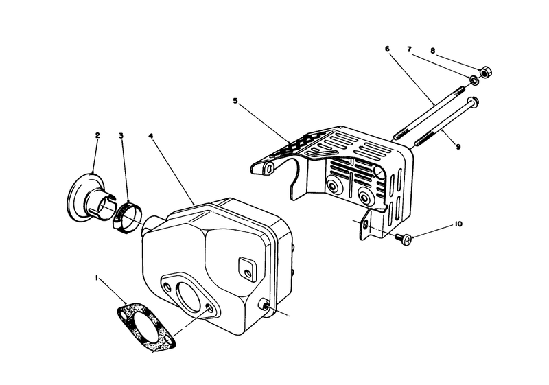 Muffler Assembly model No 47ph7