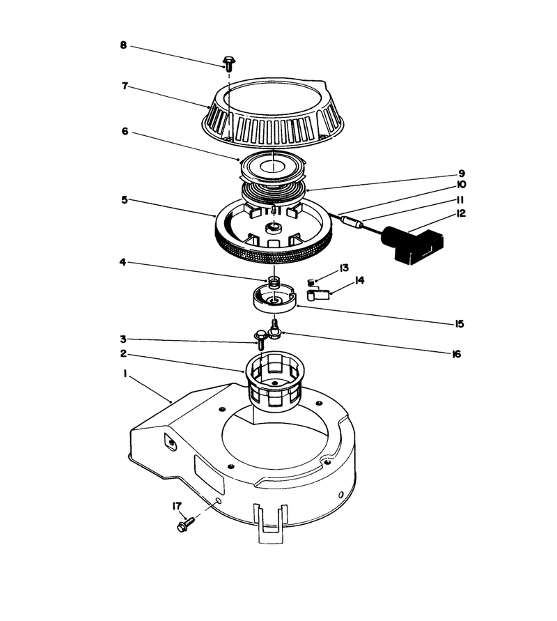 Recoil Assembly model No 47ph7