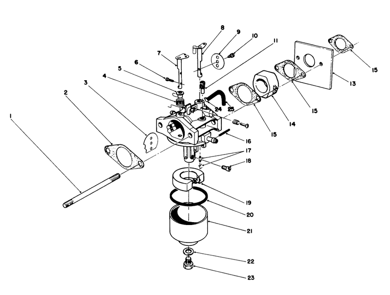 Carburetor Assembly model No 47pj8