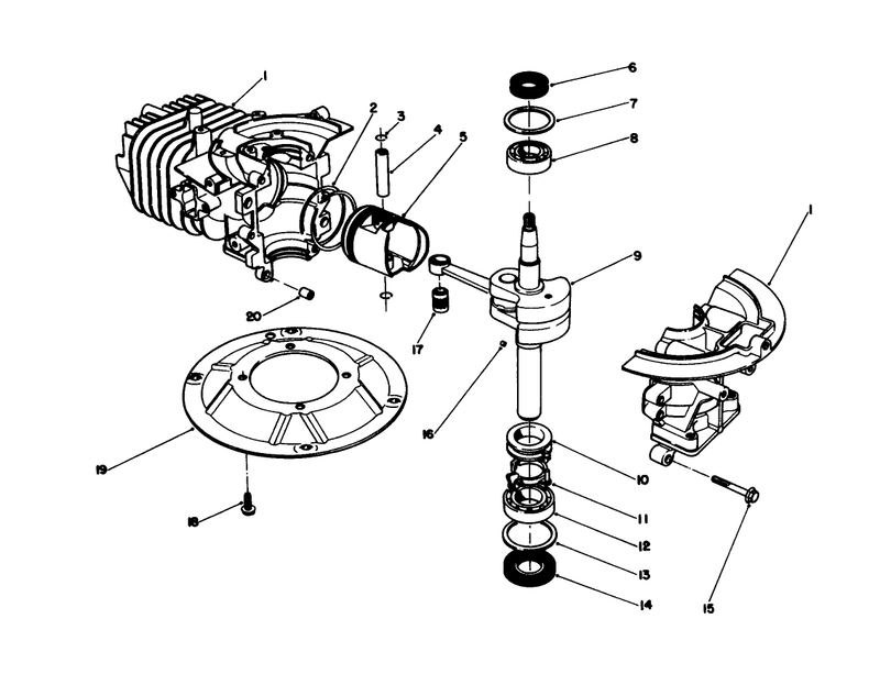 Crankshaft Assembly model No 47ph7
