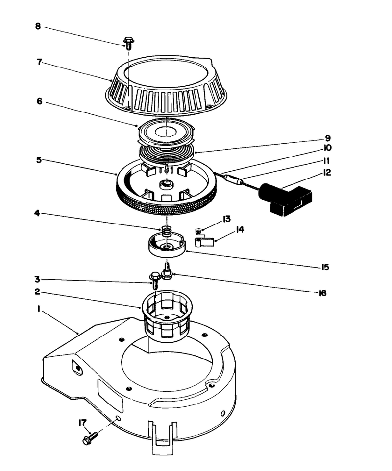 Recoil Assembly model No 47ph7