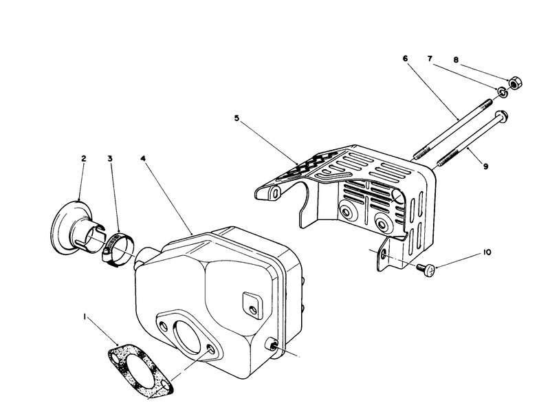 Muffler Assembly model No47pj8