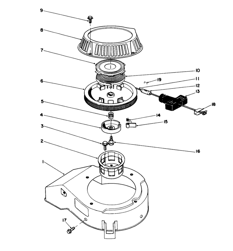 Recoil Assembly model No47pj8