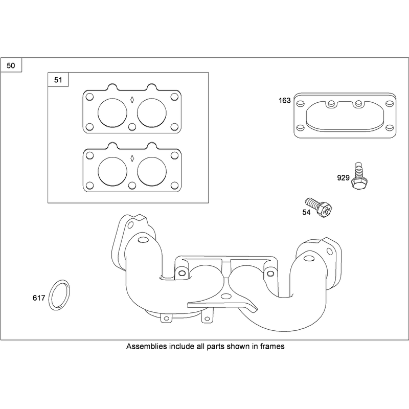 Intake Manifold Assembly Briggs and Stratton 407777-0550-B1