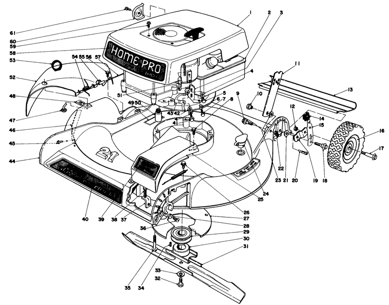 Housing And Engine Assembly