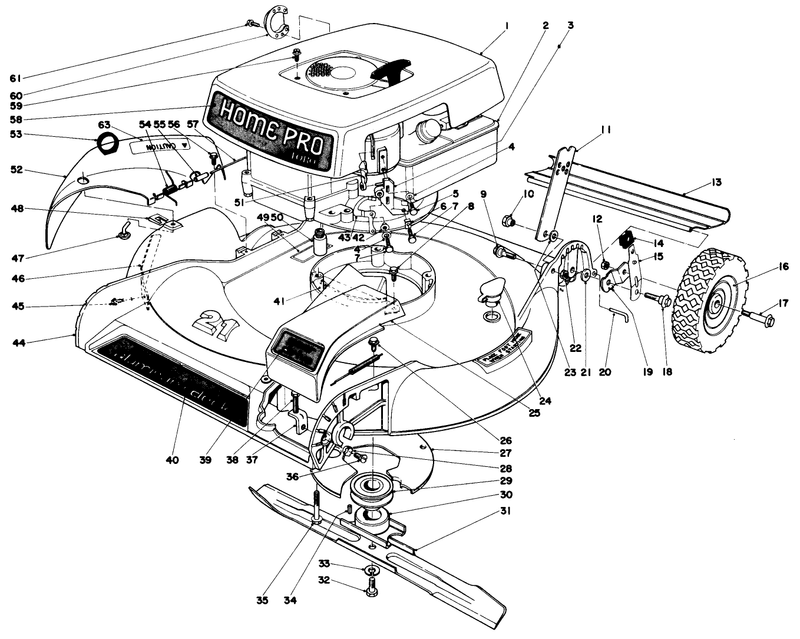 Housing And Engine Assembly