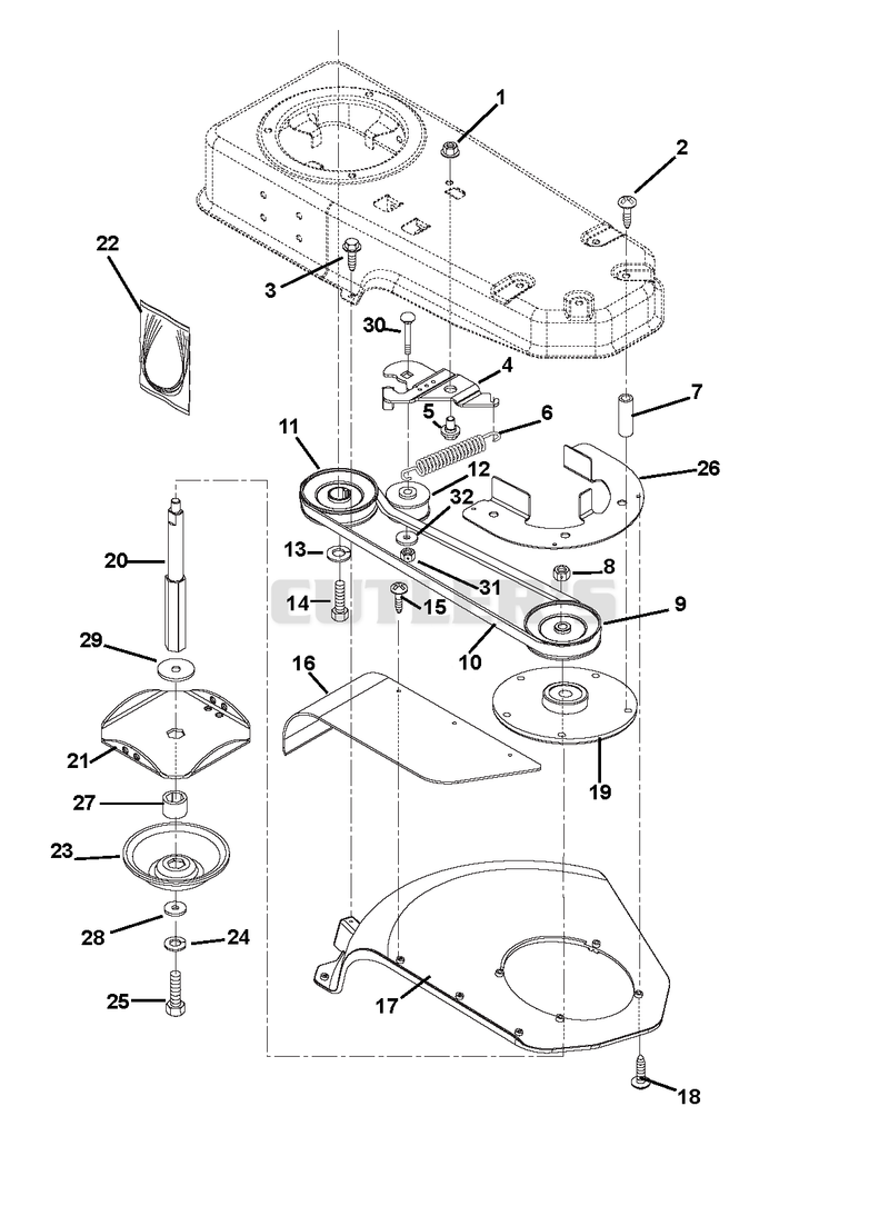 Spindle, Belt, Guards