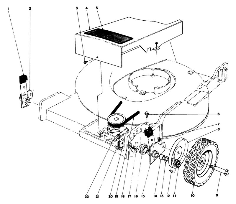 Front Wheel And Pivot Arm Assembly