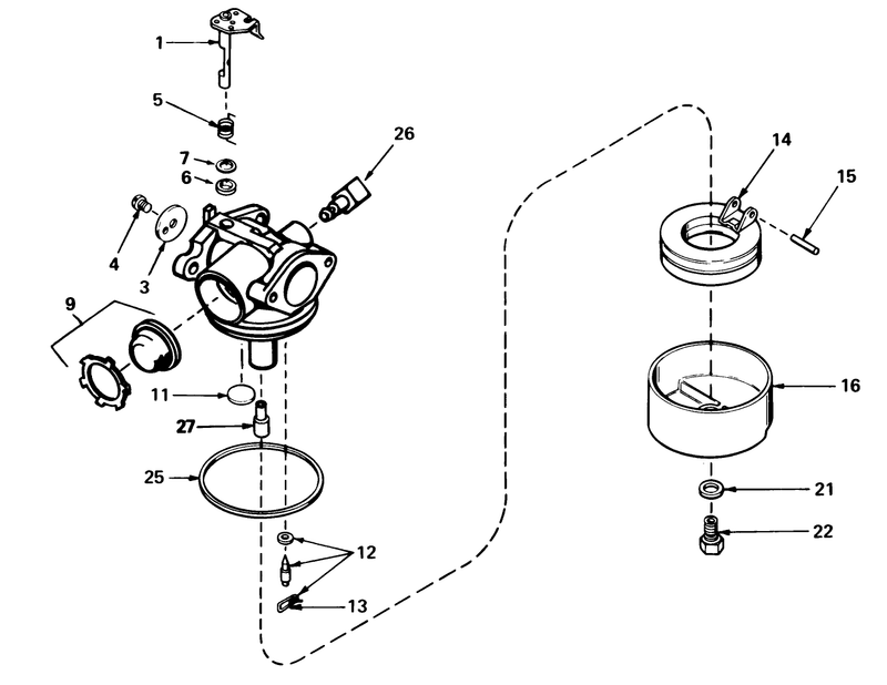 Carburetor No 632050a