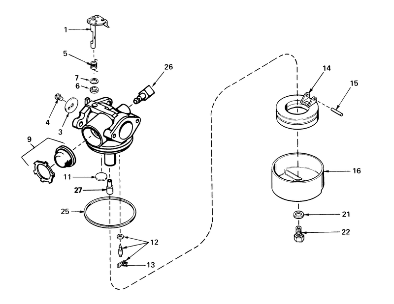 Carburetor Assembly No 632050a