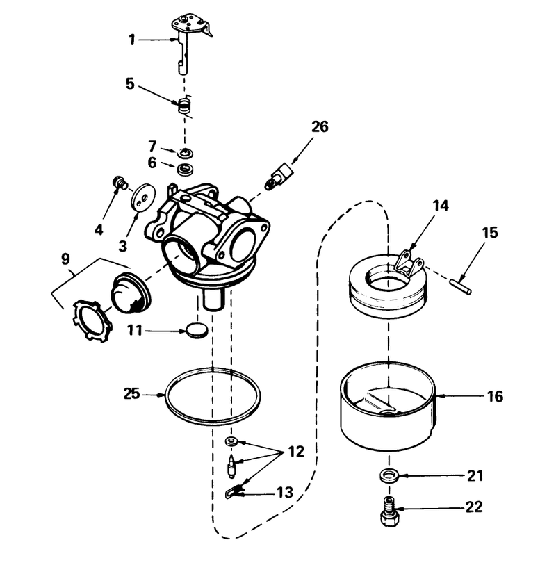 Carburetor No 632098