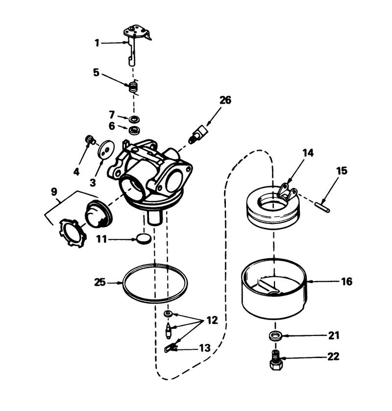 Carburetor No 632098