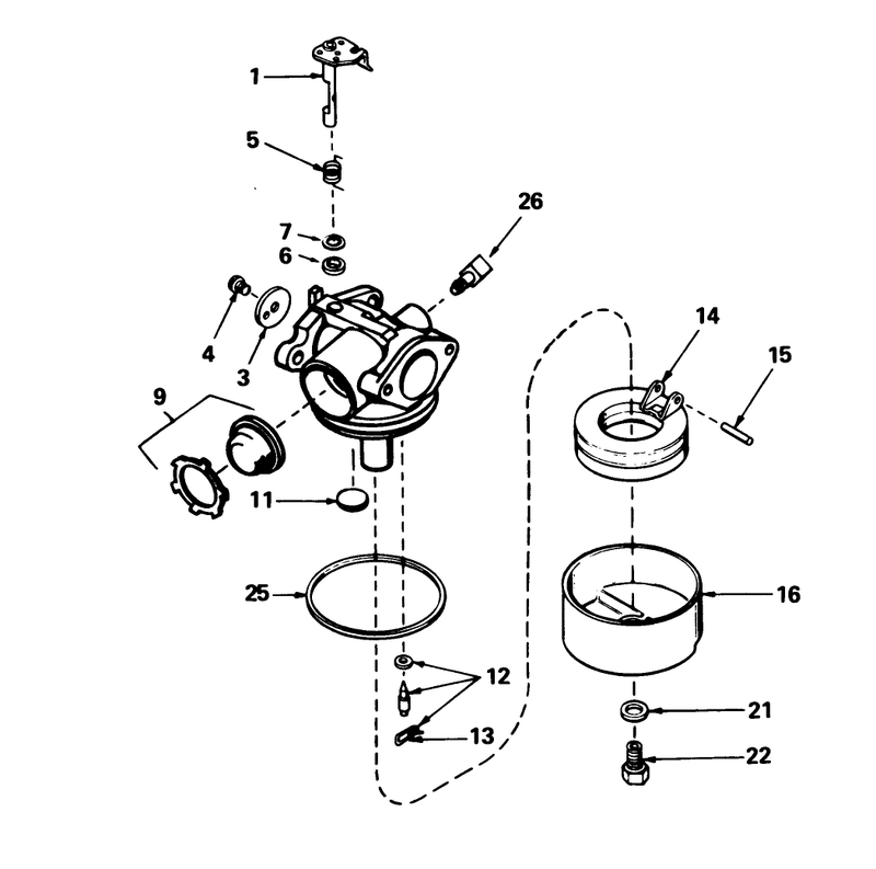 Carburetor No 632098