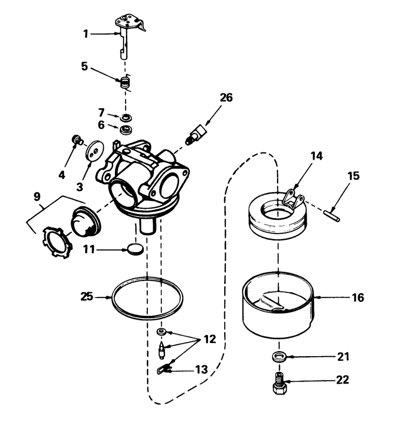 Carburetor No 632098