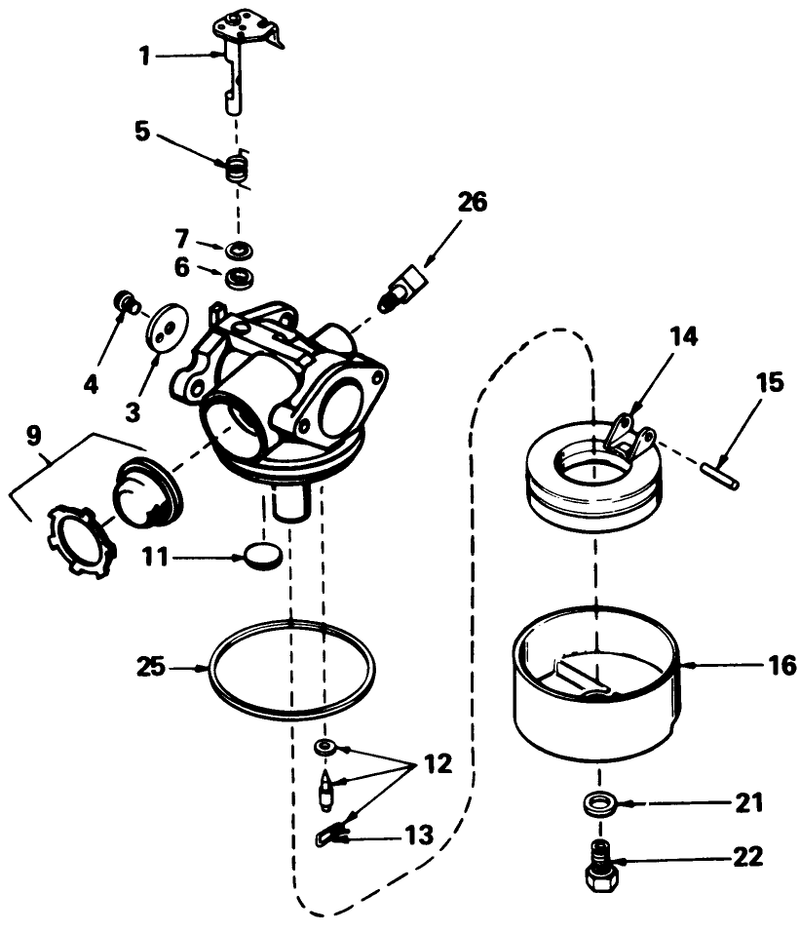 Carburetor No 632098