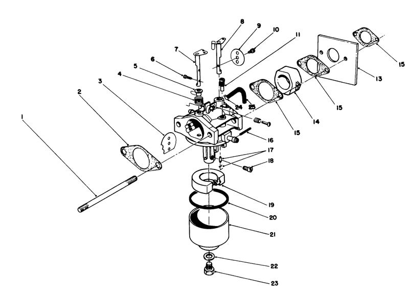 Carburetor Assembly Model No 47pk9