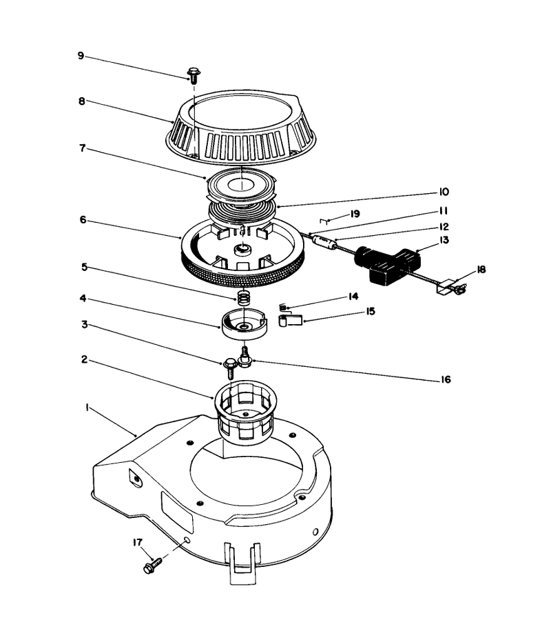 Recoil Assembly Model No 47pk9