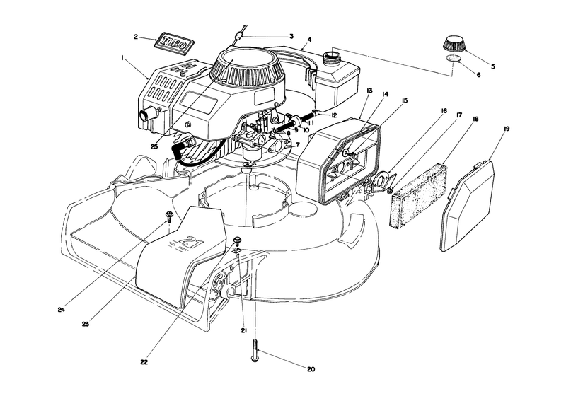 Engine Assembly used On Units With Serial No 6004102 and Up