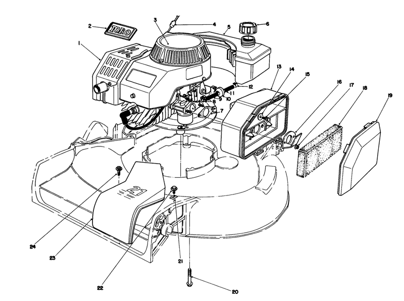 Engine Assembly model No 47pf5 and 47pg6