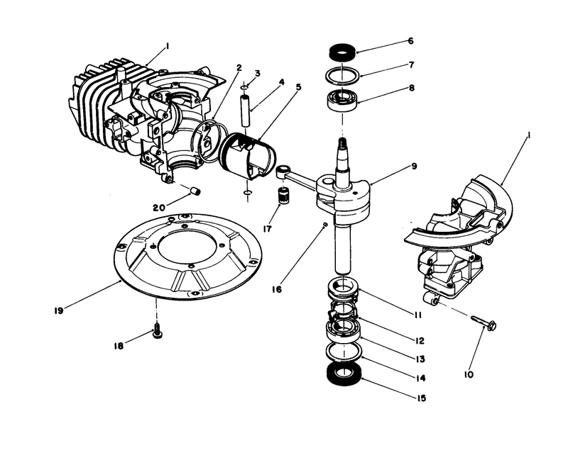 Crankshaft Assembly model No 47ph7