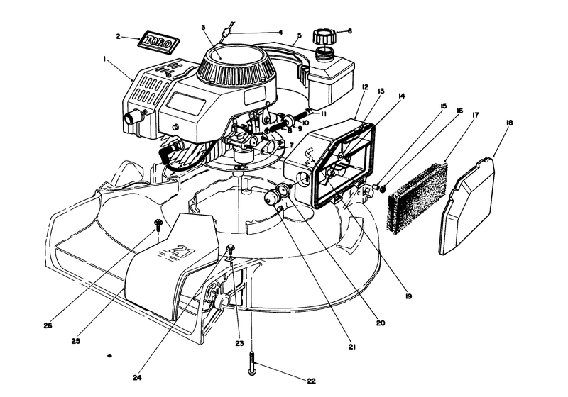 Engine Assembly serial No 8001572 and Up