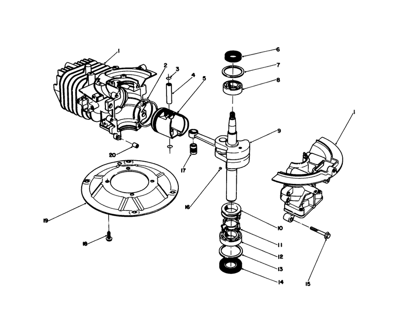 Crankshaft Assembly model No 47ph7